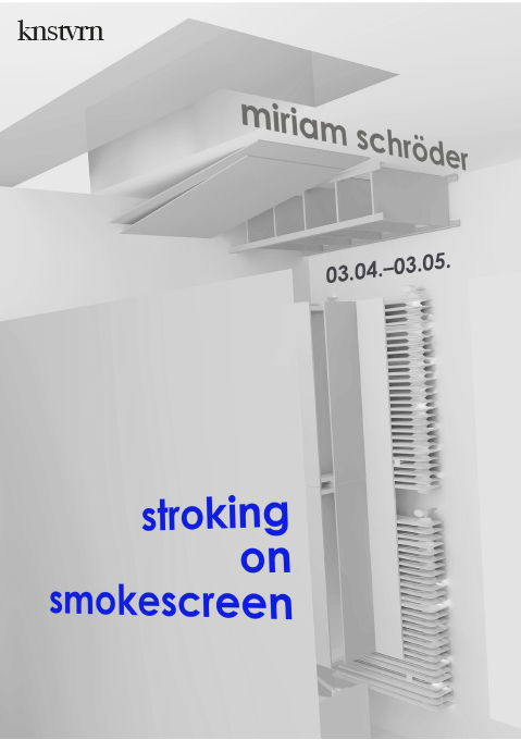Miriam Schröder - stroking on smokescreen Plakat
